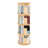 Shaliek 50.4"H X 17.7"W 4-Tier Floor Standing Rotating Bookshelf