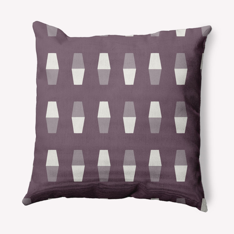 Housse et insert de coussin Aksel, Mauve poussiéreux, 20 po x 20 po