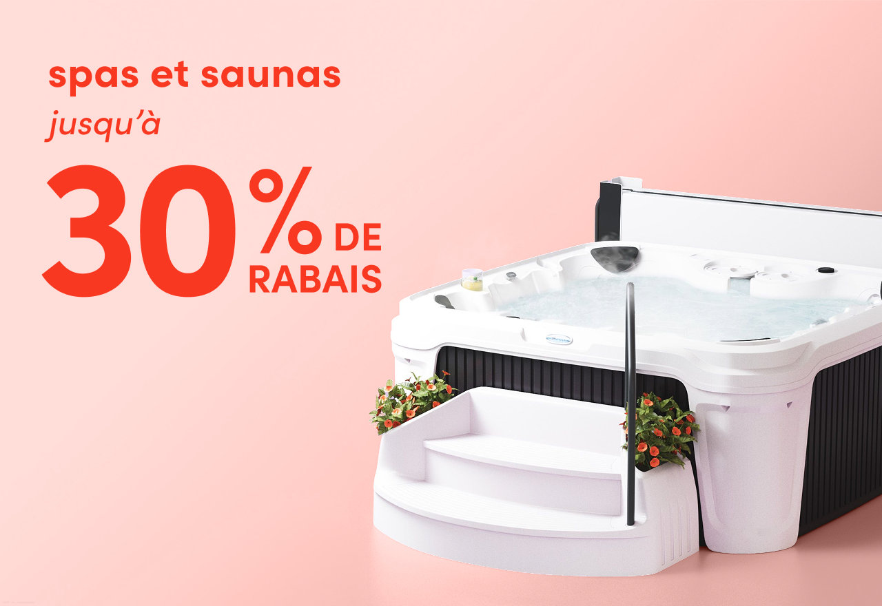spas et saunas en solde