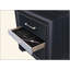 3 Drawers Nightstand Finished With Glittery Decorative Trim