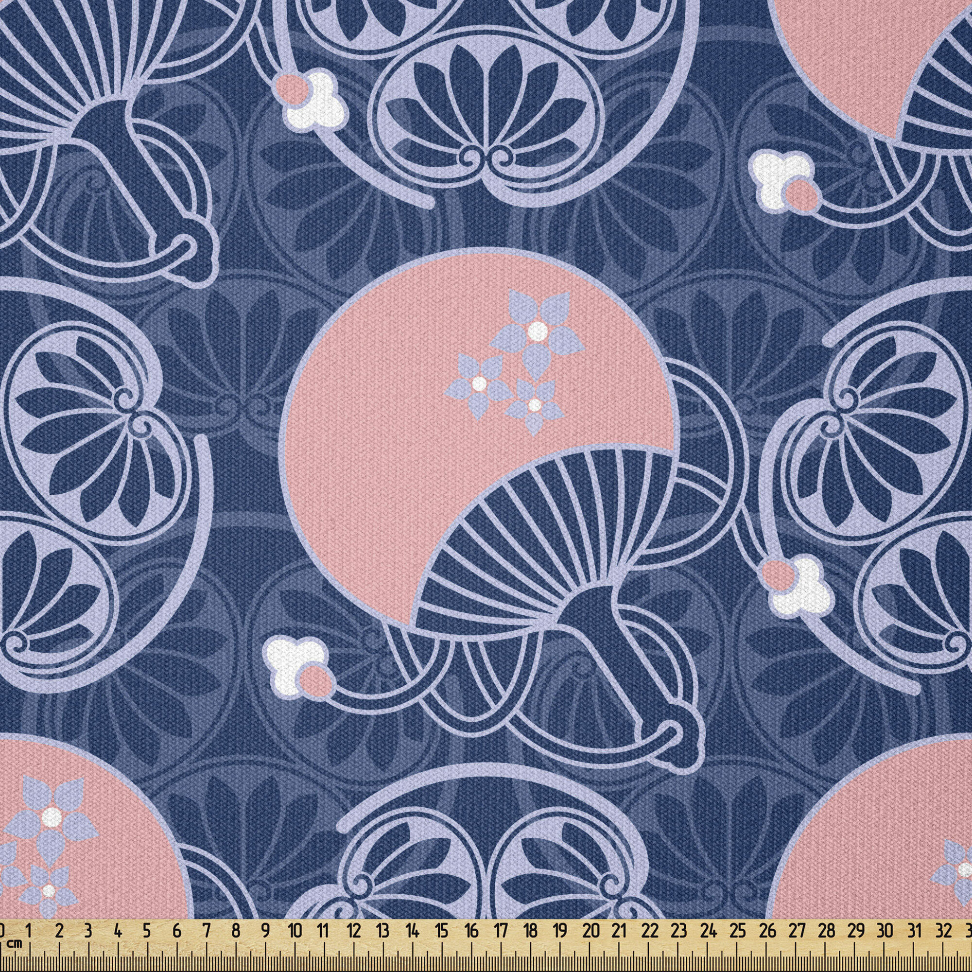 CraftDesignL Floral Cotton Embroidered Fabric,Japanese Fabric,Embroidered  Fabric,Quilting Fabric,Designer Fabric,Fabric by Yard,Linen Cotton Fabric