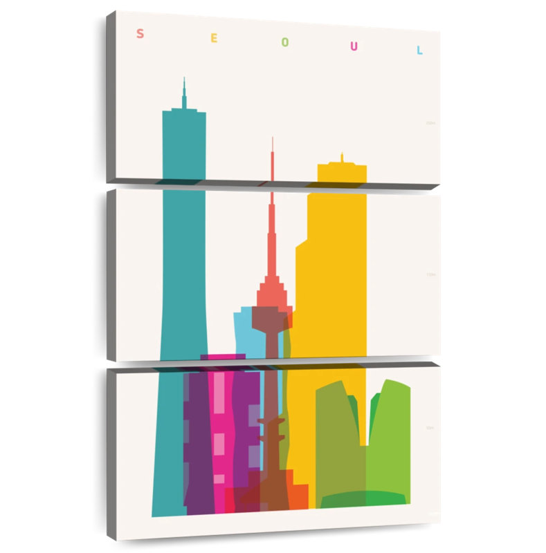 Sireci Vibrant Seoul, 32" H x 20" W