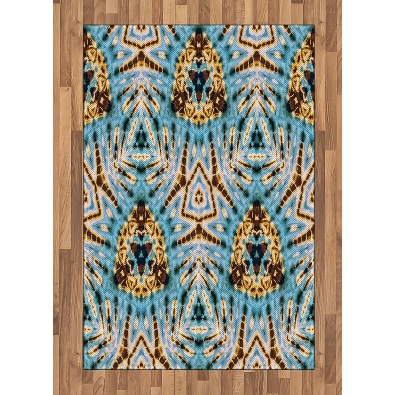 Tapis décoratif Tribal, Rectangle— 4 pi x 5 pi 8 po