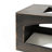 37-Inch Rectangular Metal Outdoor Wood Burning Fireplace - Outdoor Fireplace With Built-In Log Storage And Poker-Brushed Bronze,Log Burner Fire Pit For Patio Garden And Backyard
