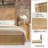Graciana 3-Piece Fluted Solid Wood Bedroom Set-688049747-688049745