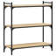 Aaleigha 86cm H x 30cm W Metal Standard Bookcase-1989771690-1989771696