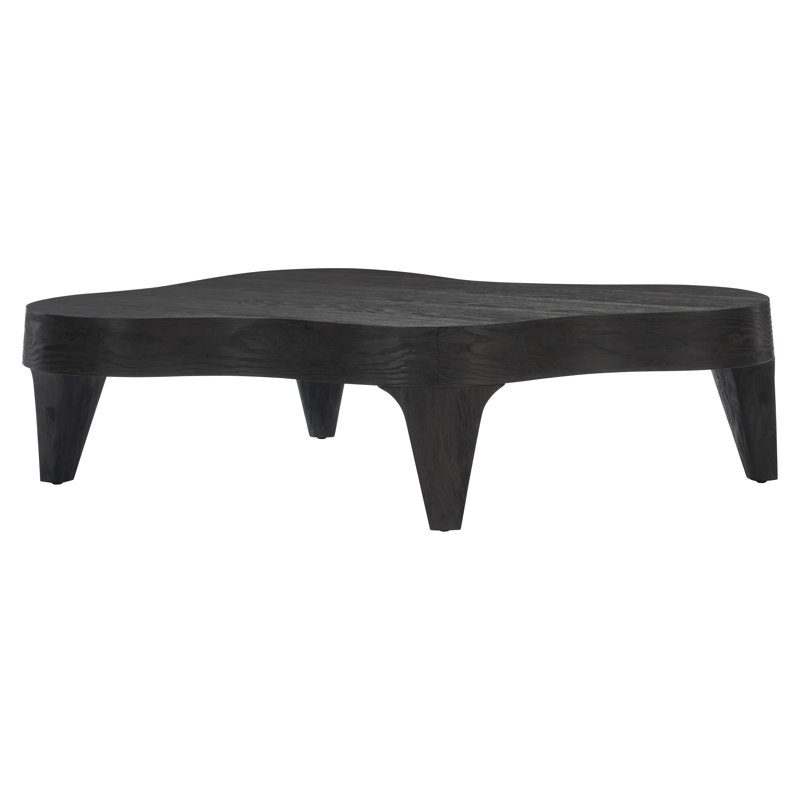Black Pine Rectangular Cocktail Table with Storage