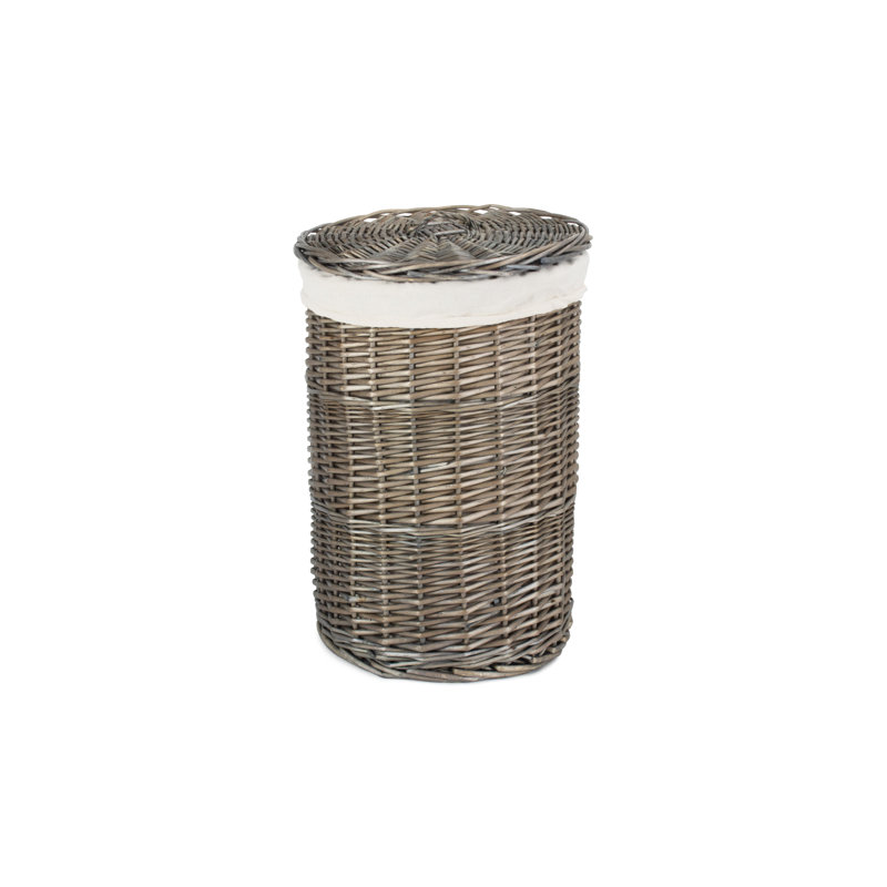 Wicker Laundry Bin with Lining, Small