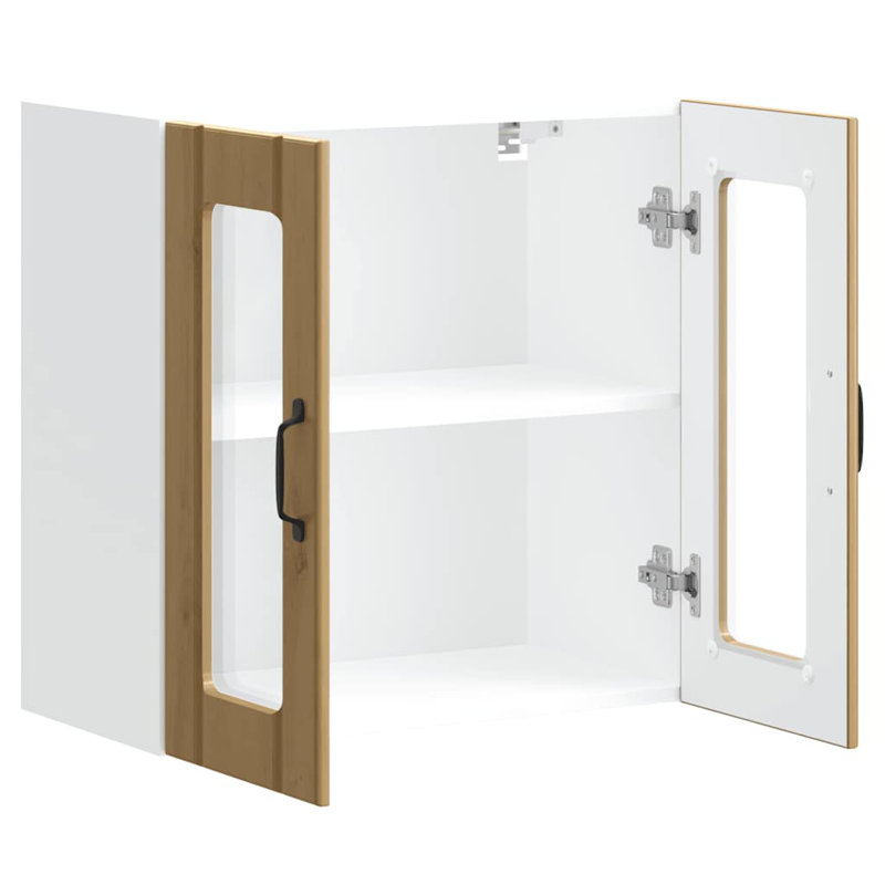 Armoire murale vidaXL, H 23,62 po x l 23,62 po x P 12,20 po, Noir