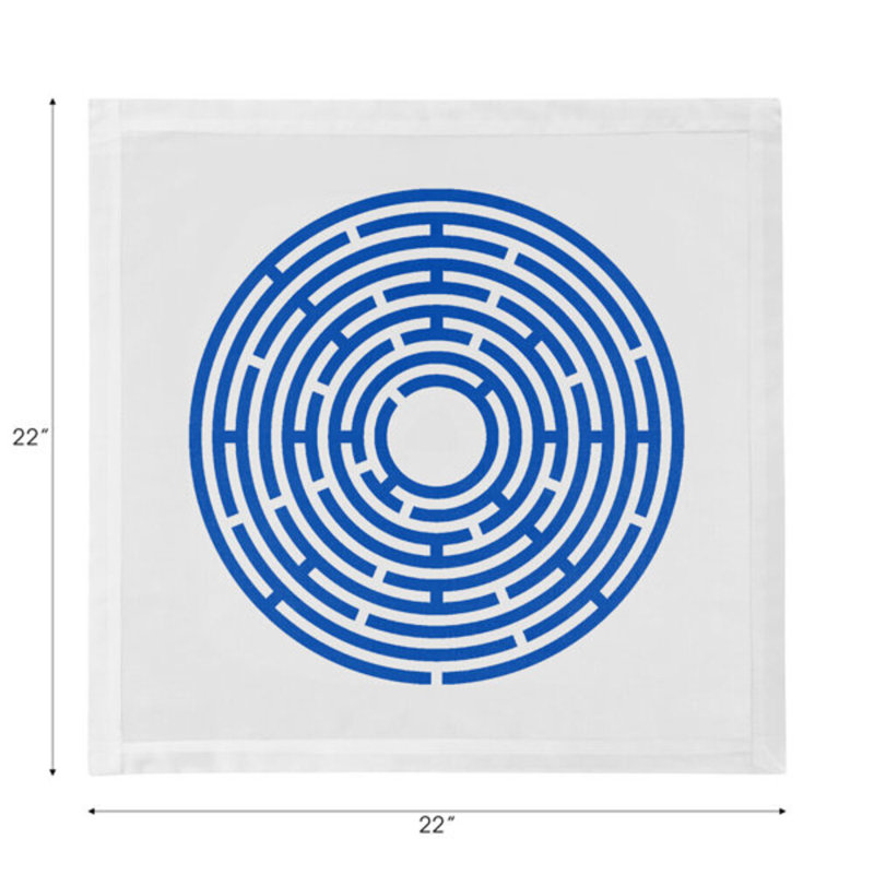 Constellations Maze Cotton Blend Square Napkins
