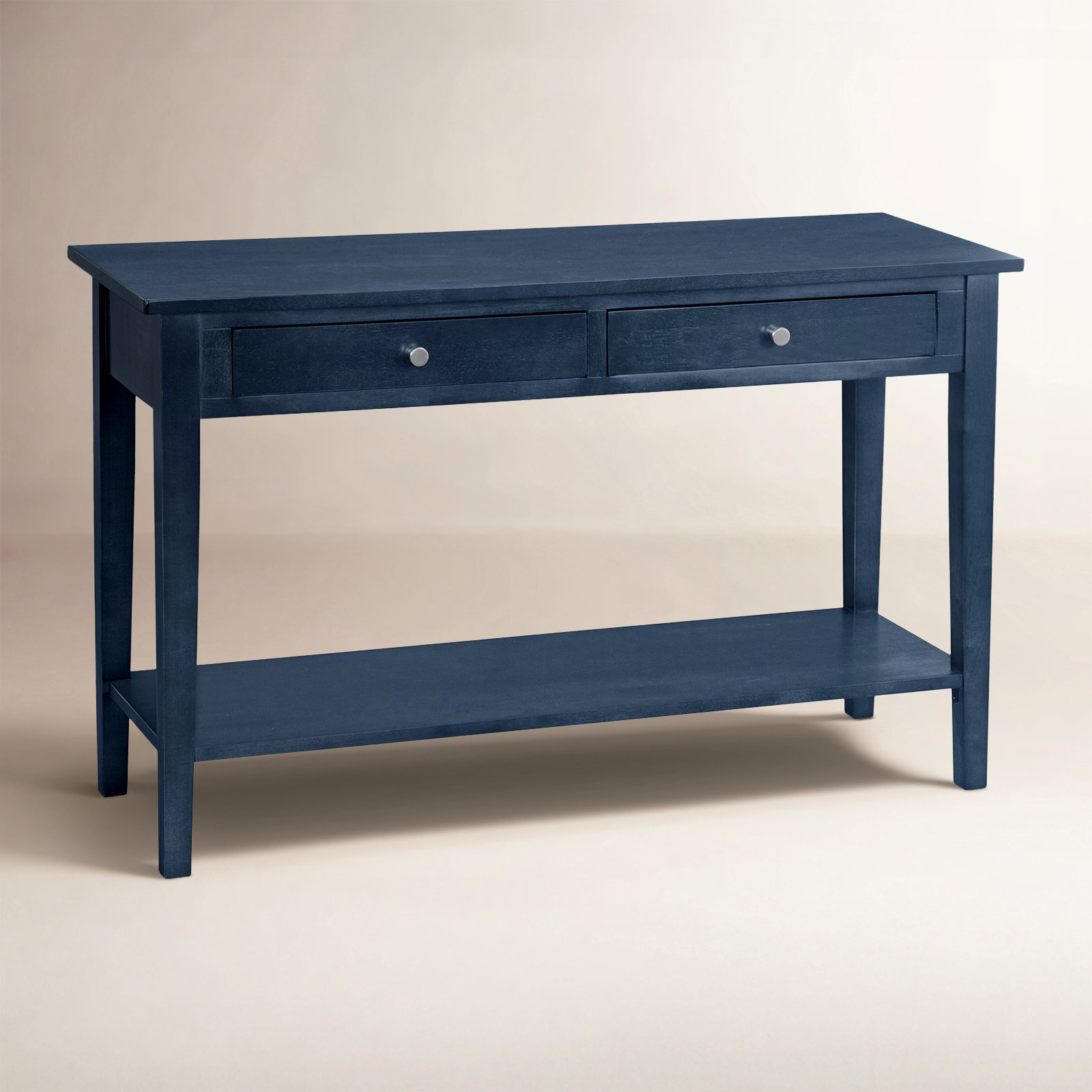 East Hampton 48'' Solid Wood Console Table, Navy
