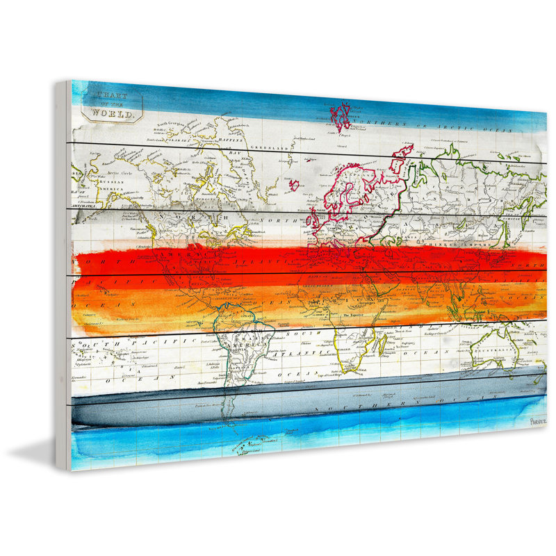 « heat wave » par parvez taj,, reproduction d’art sur bois blanc, 40 po x 60 po