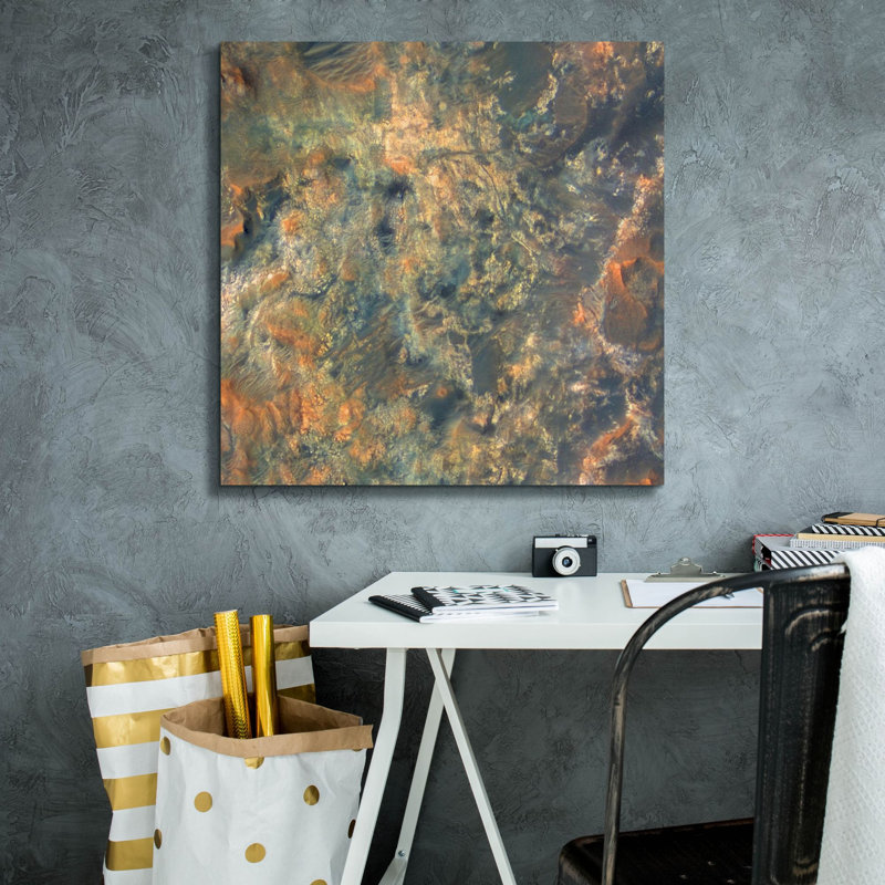  «Diversity in Mawrth région, Mars» par la NASA, art mural sur toile, 26 po x 26 po