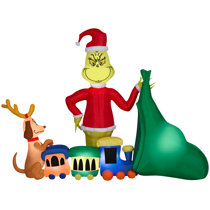 Dr. Seuss Grinch Max with Antlers Car Buddy