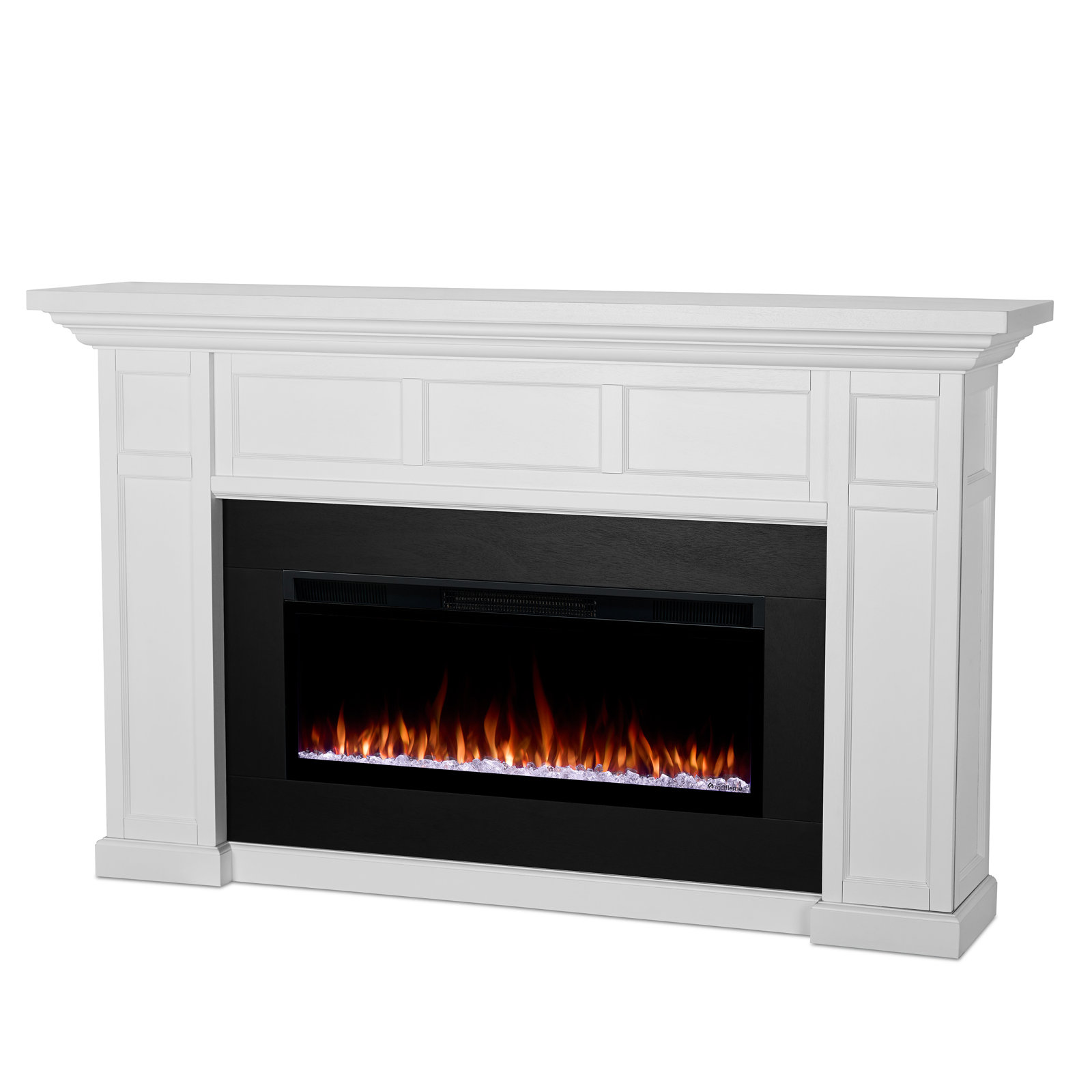 Real Flame® Alcott Electric Fireplace, White, Smart