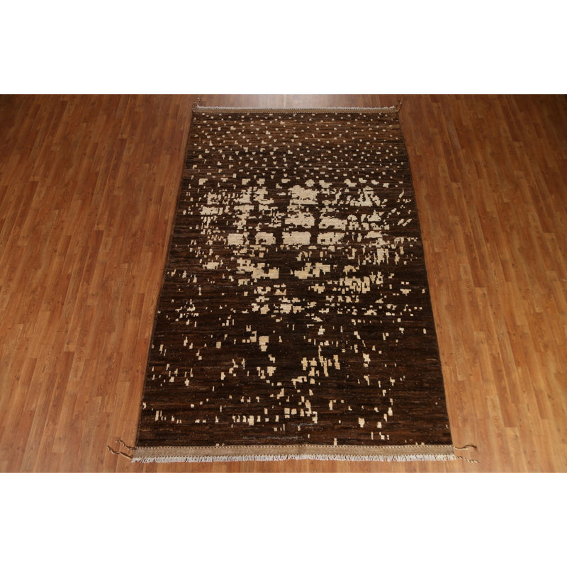 Tapis marocain brun 6 x 1