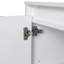 Armoire de salle de bain autoportante 20 po avec lavabo en céramique Art, portes à fermeture en douceur-1633609278