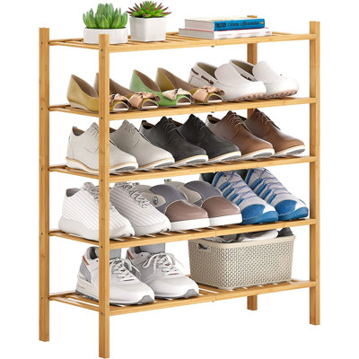 15 Pair Stackable Shoe Rack