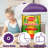 Electric Can Opener,Automatic Can Opener,Hands Free/Smooth Edge/Battery Operated/Portable One Touch Opener,Electric Can Openers For Kitchen Present For Seniors With Arthritis (Purple)