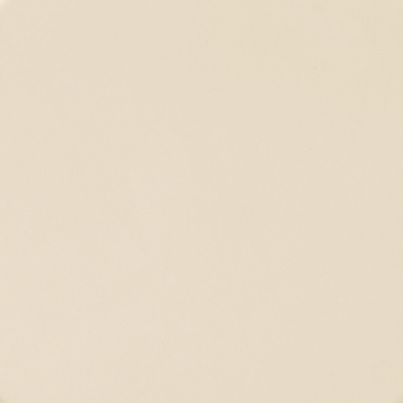Table d'appoint en fer Anika Hendershot, Crème, crème
