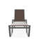Holna Outdoor Rust-Resistant Metal Chaise Lounge