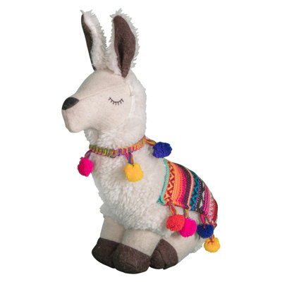 Gerhilde Llama Fabric Floor Door Stop