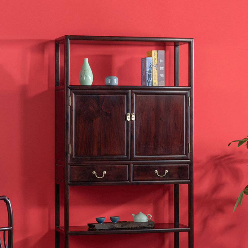 Chinese style senior retro bookcase