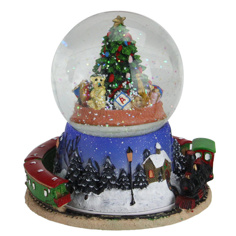 Boule à neige animée musicale 6,25 po