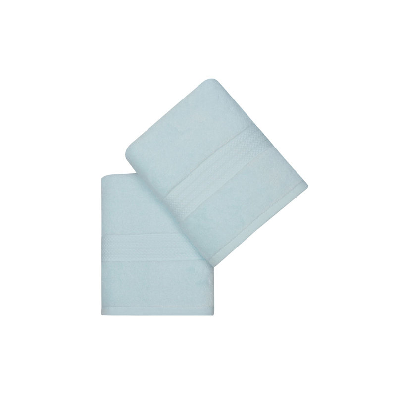 Ensemble de serviettes 100% coton 2 pièces Humera, Menthe