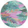 Machine Washable Indoor/Outdoor Claudian ACN1498 Teal Rug