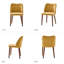 Chaise de salle à manger moderne avec pieds en bois massif Kanalu-1258631839