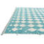 Tapis bleu sarcelle Iraheta