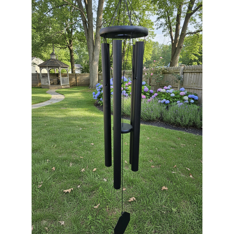 Carillons 37 "faits à la main Amish - tubes en aluminium, H 37 po x l 1 po x P 1 po
