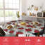 Elastic Edged Flannel Backed Vinyl Fitted Table Cover - Christmas Flower - Banquet - 6' x 30"-1075808814
