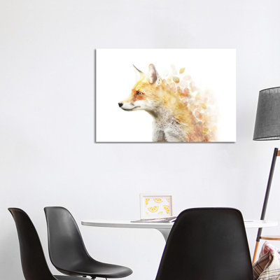 Winter Foxy - Wrapped Canvas Print