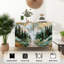 Buffet Buffet avec rangement Misty Evergreen Pines avec 2 portes pour le salon et la cuisine