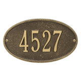 1-Line Wall Address Plaque