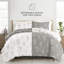 Ensemble de housse de couette en microfibre à motif floral ultra doux-105814211
