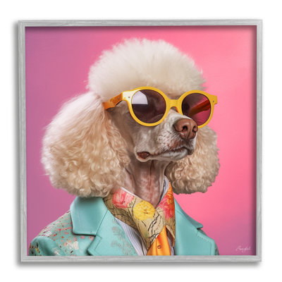 " Stylish Poodle Portrait " by Roozbeh