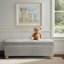 Banc de rangement gris Ashcroft-50444749