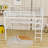Metal Queen Loft Bed With Desk, Charging Station And LED Lights-1102899895