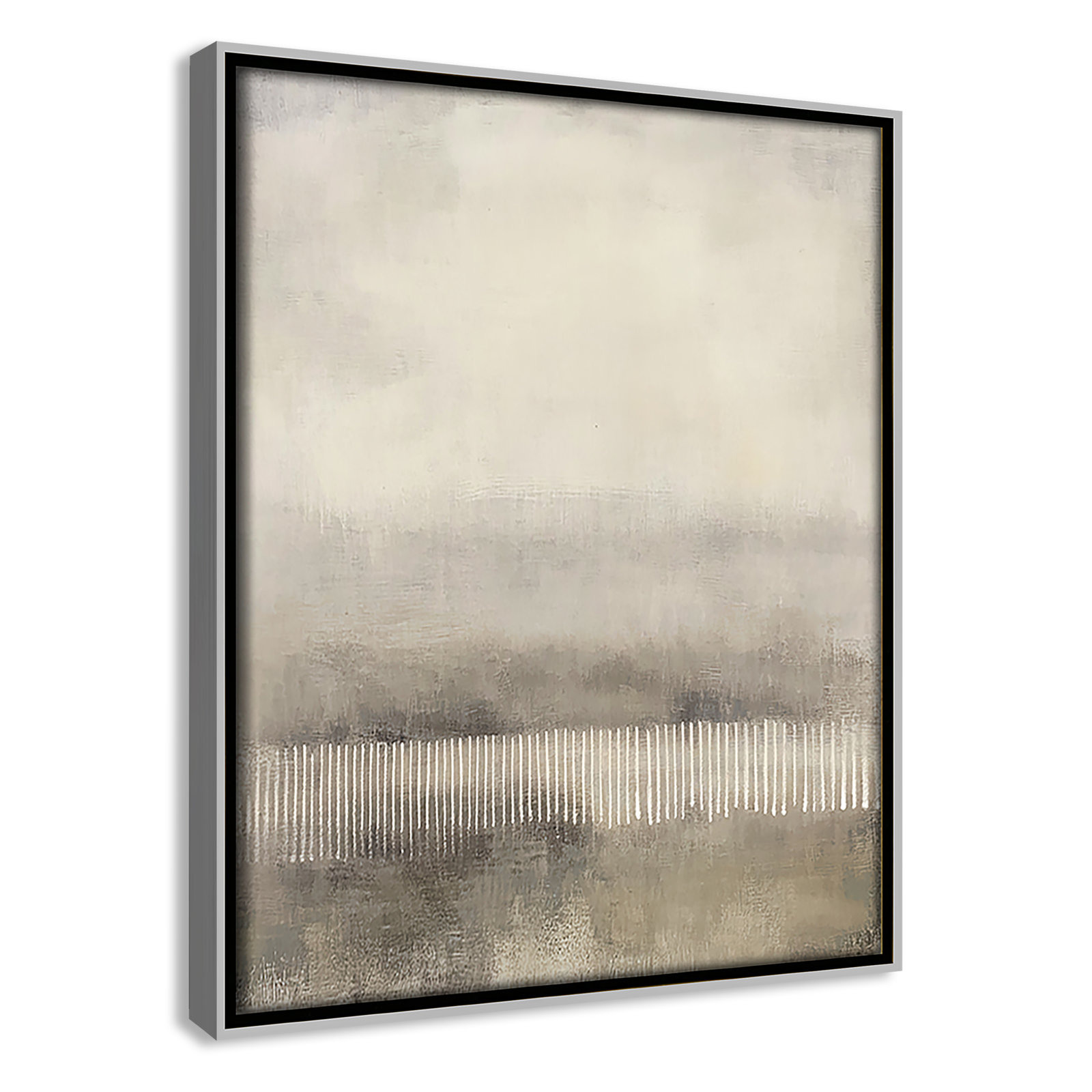 Balanced Silence I Print by Irena Orlov, 11.5" H x 9.5" W, Silver Floater