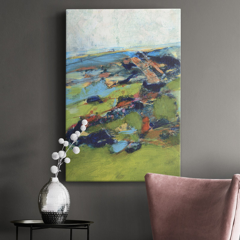«Country Road Trip I», reproduction sur toile tendue, L 12 po x H 18 po