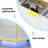 3 PC Faux Leather Diamond Tufted Platform Bed Set ,Bed Frame With Set Of 2 Modern Led End Table.-352706971-352706969