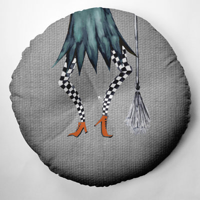 296_Coussin de sol touffeté Halloween Design Esmerelda