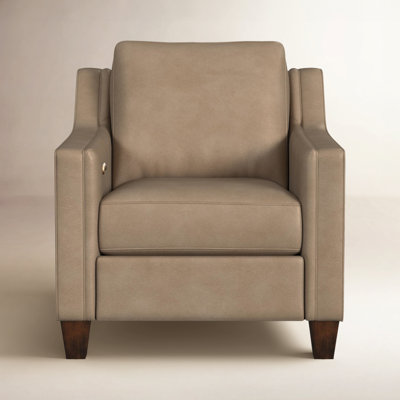 Finnegan Genuine Leather Accent Chair