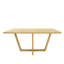 Natonya Oak Solid Wood Base Dining Table-111176582-111176576