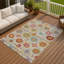 Tapis damassé intérieur / extérieur lavable à la machine ACN2288-644423451
