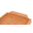  Bamboo Nesting Breakfast Bed Trays, Exterior Handles, Serving Tray Wood - Set of 3