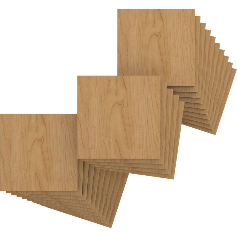 Planches en bois, Érable, H 7,75 po x l 7,75 po x P 0,38 po